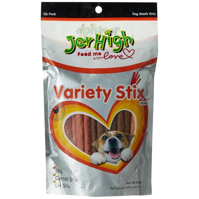 JerHigh Variety Stix Dog Treat - 200 Gm