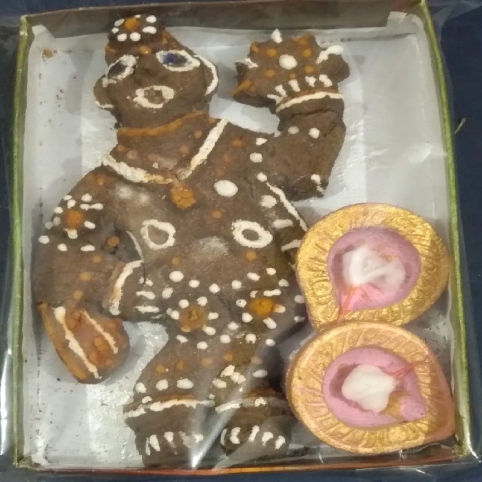 Cow Dung Govardhan Idol for Diwali Puja