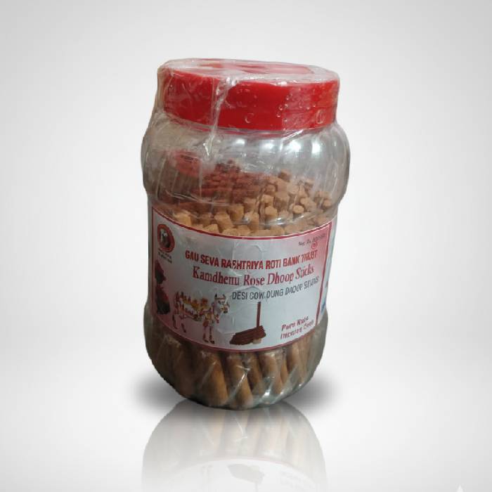 Cow Dung Rose Dhoop Sticks
