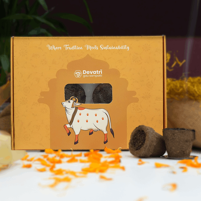 Devatri Natural (12 Sambrani Cups + 1 Metal Stand) Herbal Extracts Aromatic Incense for Purification