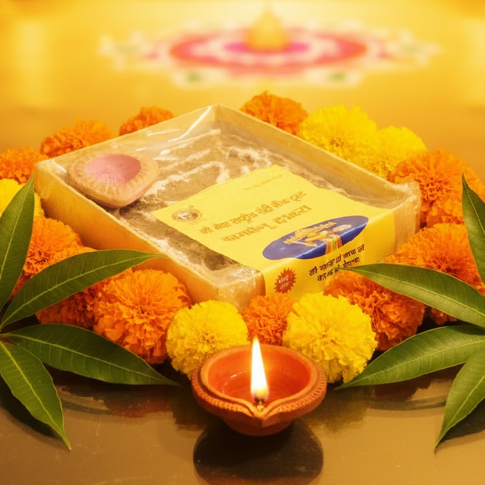 Cow Dung Dussehra Kit+1 Diya